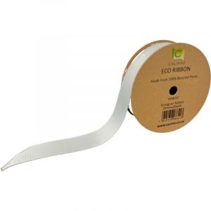 Grey Eco Grosgrain Ribbon