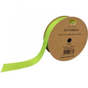 Lime Eco Grosgrian Ribbon