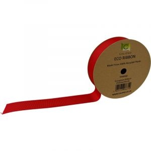 Red Eco Grosgrain Ribbon