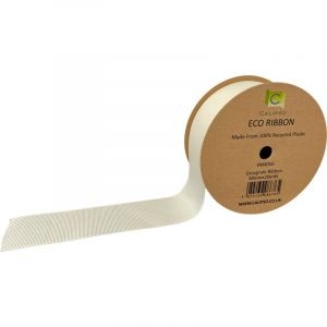 Ivory Eco Grosgrain Ribbon