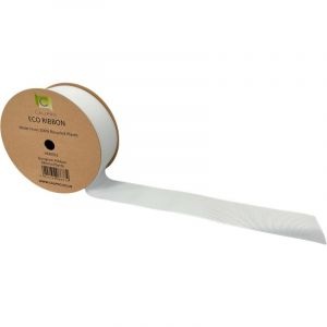 White Eco Grosgrian Ribbon