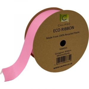 Cerise Eco Grosgrain Ribbon