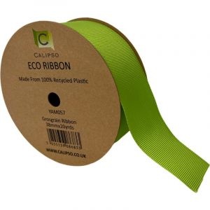 Lime Eco Grosgrain Ribbon