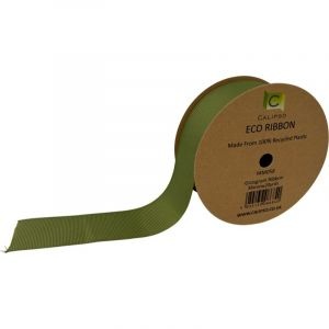 Sage Eco Grosgrain Ribbon