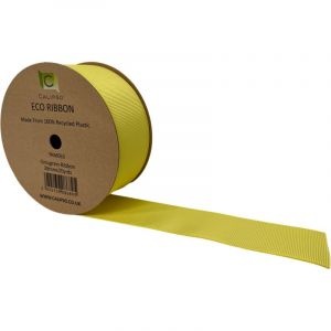 Yellow Eco Grosgrain Ribbon