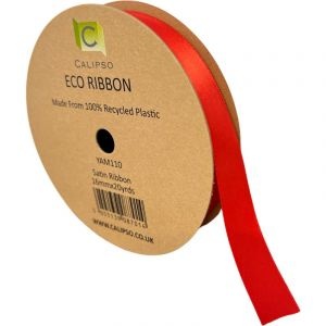 Red Eco Double Face Satin