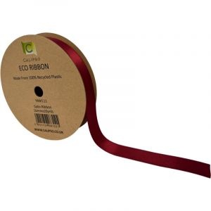 Burgundy Eco Double Face Satin
