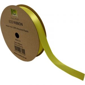 Yellow Eco Double Face Satin