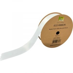 White Eco Double Face Satin