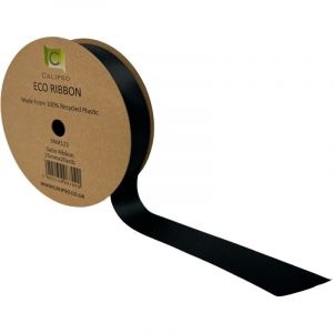 Black Eco Double Face Satin