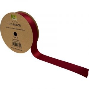 Burgundy Eco Double Face Satin