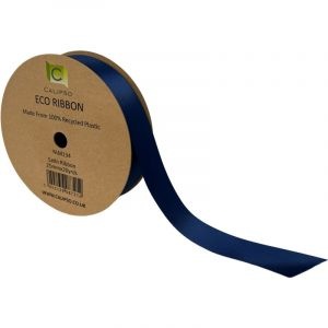 Navy Eco Double Face Satin