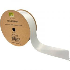 White Eco Double Face Satin