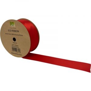 Red Eco Double Face Satin