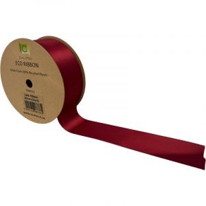 Burgundy Eco Double Face Satin