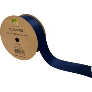 Navy Eco Double Face Satin
