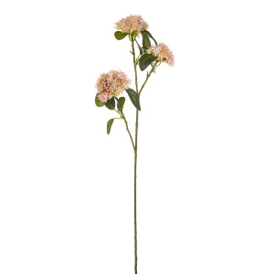 Artificial Sedum Spray Light Pink 65 Cm