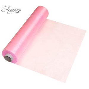 Eleganza Soft Sheer Organza 29cm X 25m No.22 Fashion Pink
