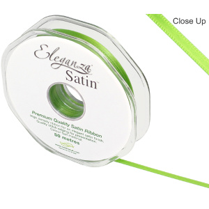Eleganza Double Faced Satin 3mm X 50m Pistachio No.27