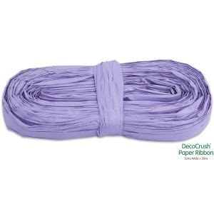 Paper Crush Design Ribbon Fsc Quality Extra Wide X 20m No.45 Lavender