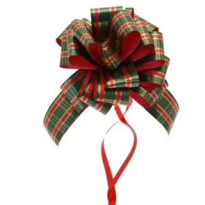 31mm Tartan Pull Bows Pk30  (10)
