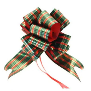 50mm Tartan Pull Bows Pk20  (12)