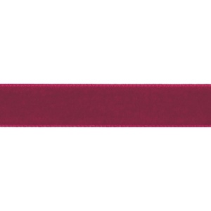Ribbon: Velvet: 5m X 9mm: Dark Red
