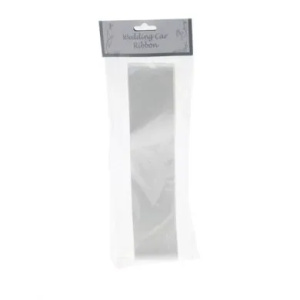 White Wedding Car Ribbon (9m)