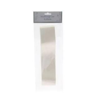 Ivory Wedding Car Ribbon