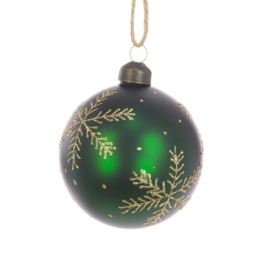 Glass Myla Bauble 8cm