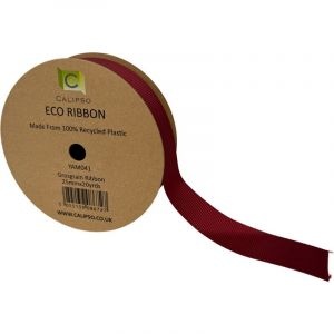 Burgundy Eco Grosgrain Ribbon
