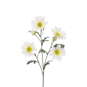 Eco Gazania Daisy Spray 66cm, White