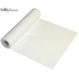 Tulle Finesse 12inch X 25yards White