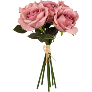 Eleganza Eugenie Rose Bunch X 6 Dusky Pink