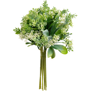 Eleganza Gyp 30cm Bunch Green/white