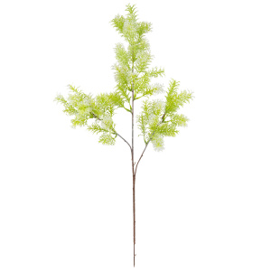 Eleganza Foliage Spray 72cm Stem White Green