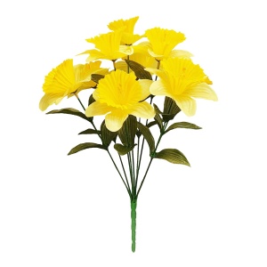 41cm Daffodil X 9 Bouquet