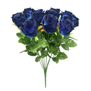 Dark Blue Rosebud X 12