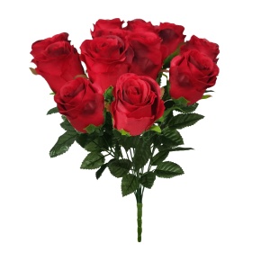 Red Rosebud Bouquet X 12
